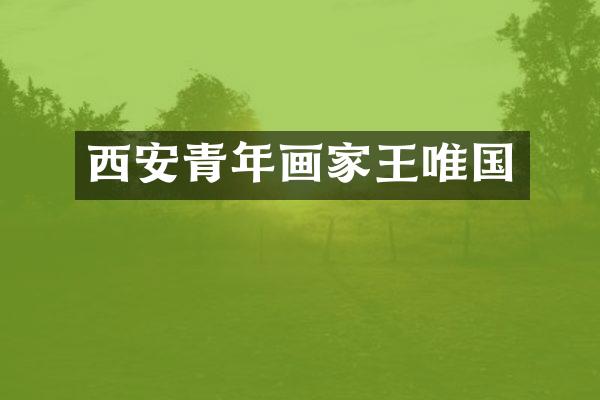 西安青年画家王唯国