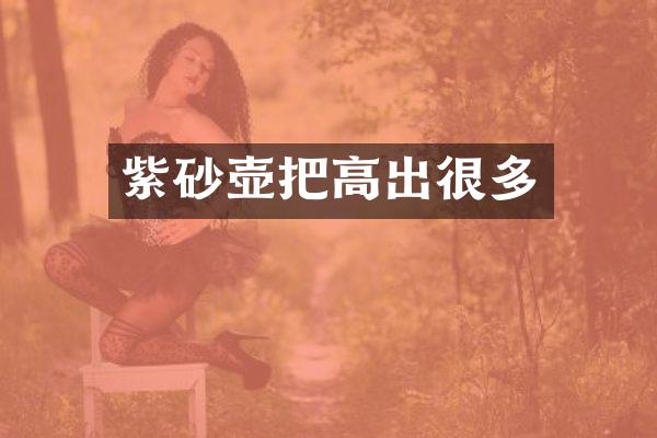 紫砂壶把高出很多