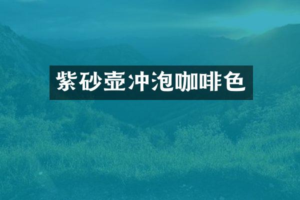 紫砂壶冲泡咖啡色