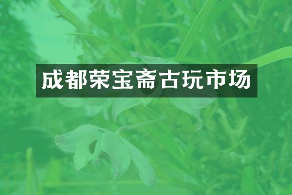 成都荣宝斋古玩市场