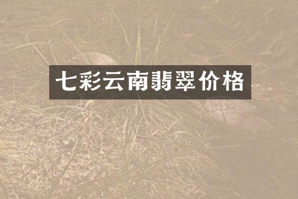 七彩云南翡翠价格