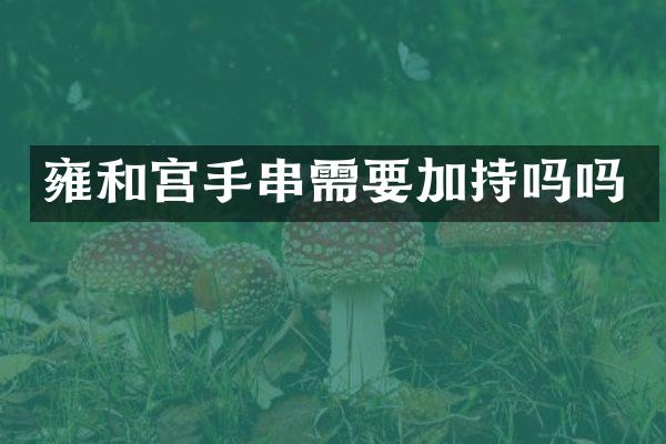 雍和宫手串需要加持吗吗