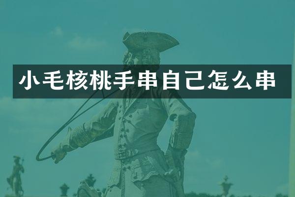 小毛核桃手串自己怎么串