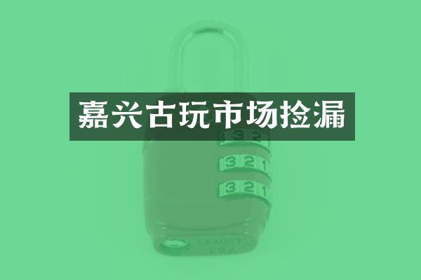 嘉兴古玩市场捡漏