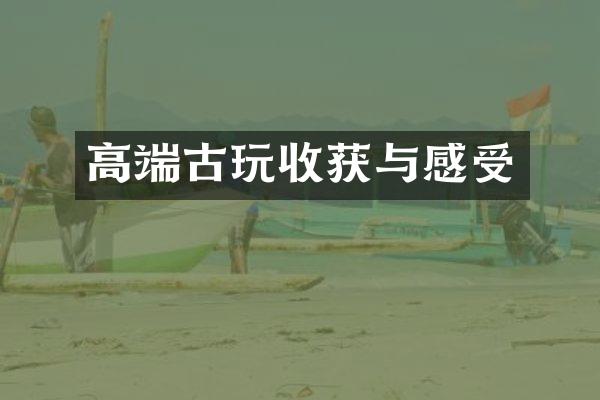 高端古玩收获与感受