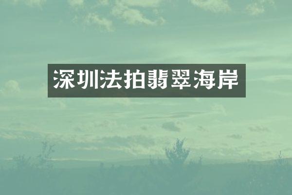 深圳法拍翡翠海岸