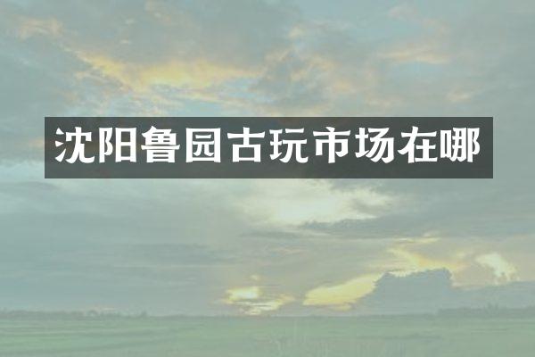 沈阳鲁园古玩市场在哪