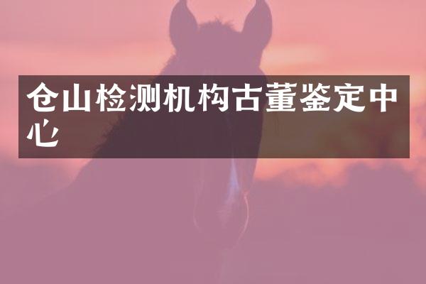 仓山检测机构古董鉴定中心