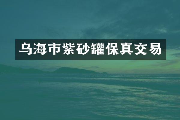 乌海市紫砂罐保真交易