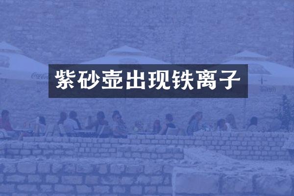 紫砂壶出现铁离子