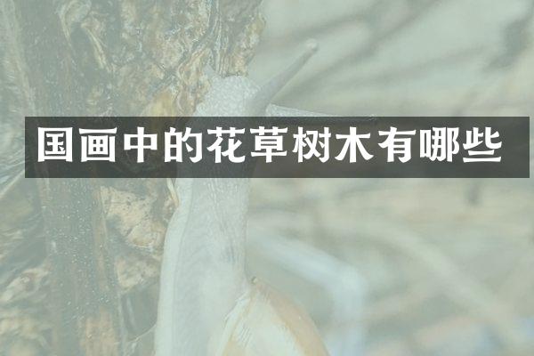 国画中的花草树木有哪些