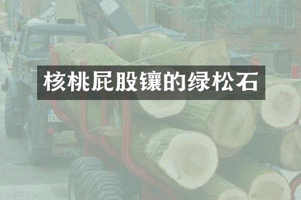 核桃屁股镶的绿松石