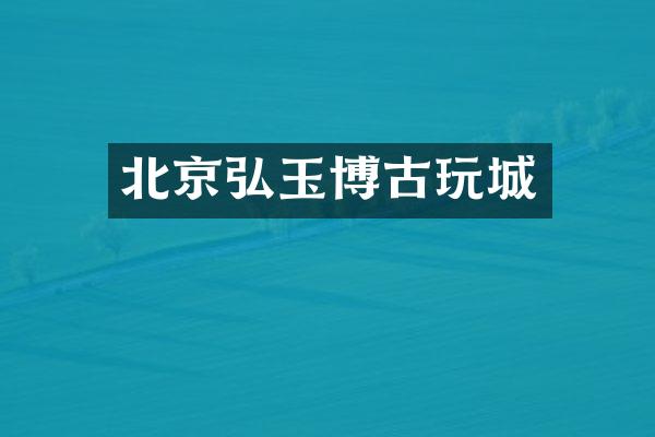 北京弘玉博古玩城
