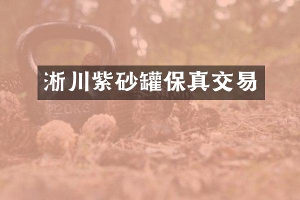 淅川紫砂罐保真交易