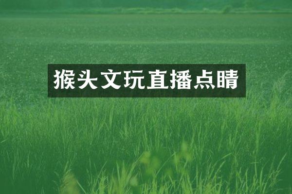 猴头文玩直播点睛