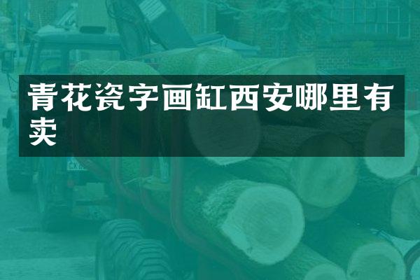 青花瓷字画缸西安哪里有卖