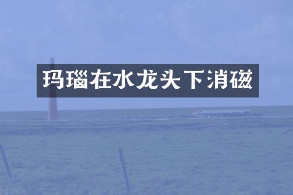 玛瑙在水龙头下消磁