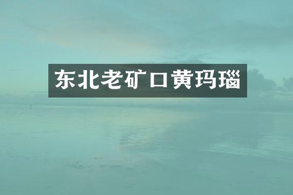东北老矿口黄玛瑙