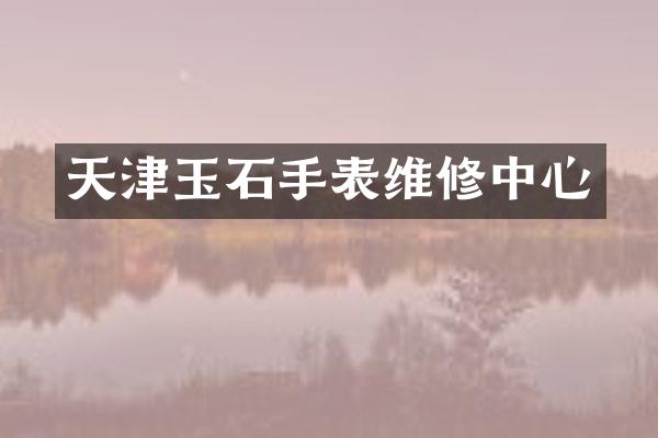 天津玉石手表维修中心