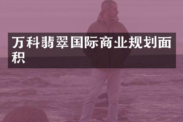 万科翡翠国际商业规划面积