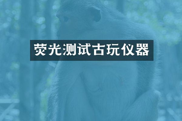 荧光测试古玩仪器
