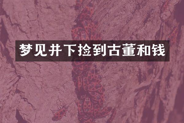 梦见井下捡到古董和钱