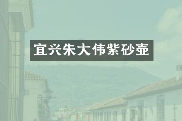 宜兴朱大伟紫砂壶