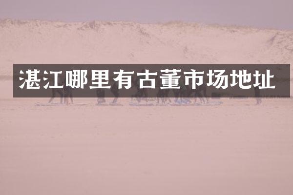湛江哪里有古董市场地址