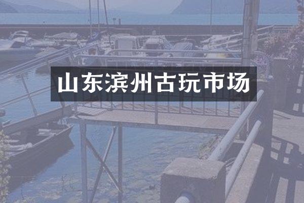 山东滨州古玩市场