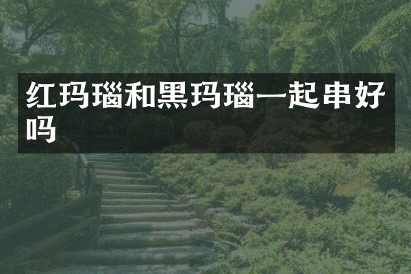 红玛瑙和黑玛瑙一起串好吗