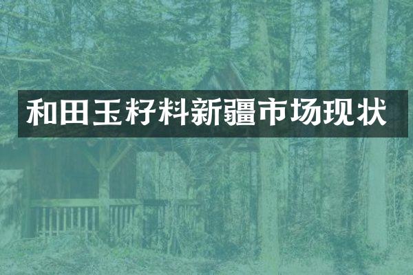 和田玉籽料新疆市场现状