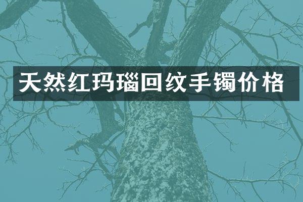 天然红玛瑙回纹手镯价格