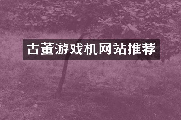 古董游戏机网站推荐