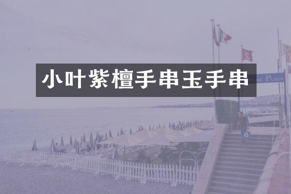 小叶紫檀手串玉手串