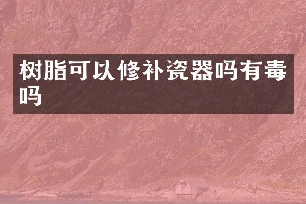 树脂可以修补瓷器吗有毒吗