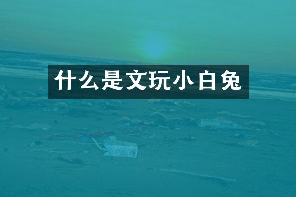 什么是文玩小白兔