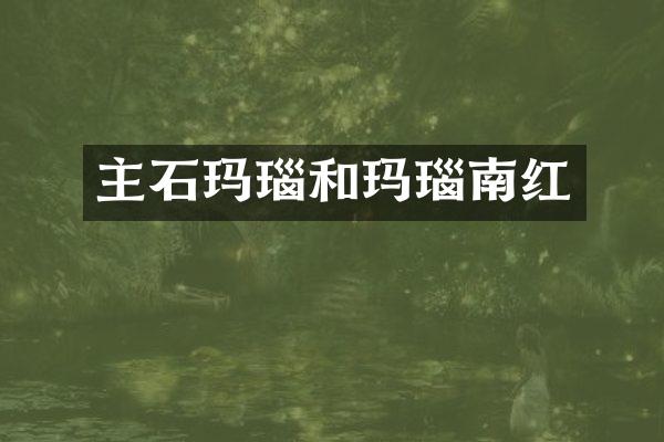 主石玛瑙和玛瑙南红