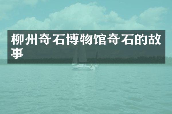 柳州奇石博物馆奇石的故事