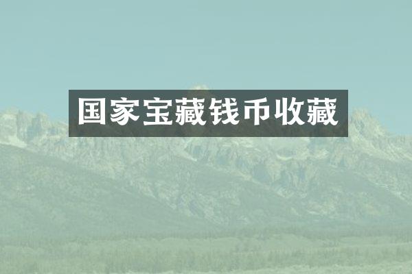 国家宝藏钱币收藏