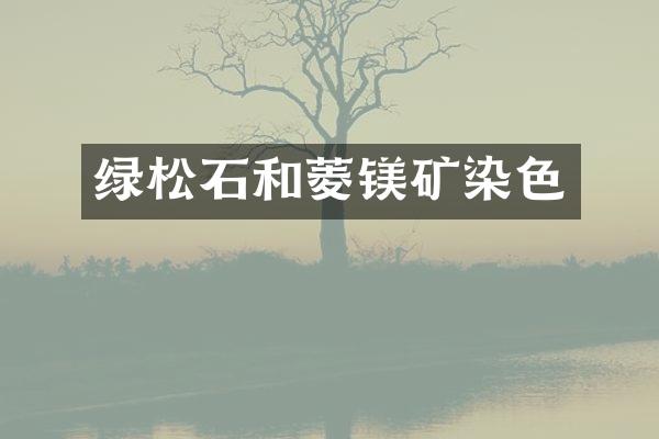 绿松石和菱镁矿染色