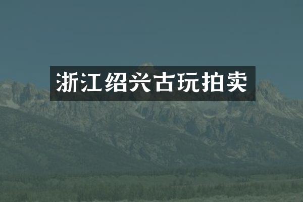 浙江绍兴古玩拍卖