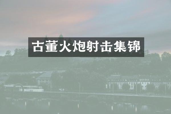 古董火炮射击集锦
