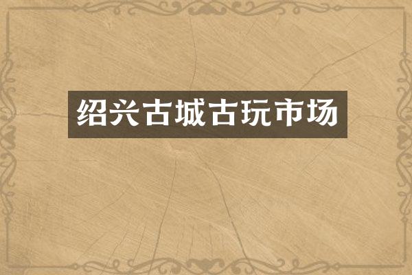 绍兴古城古玩市场