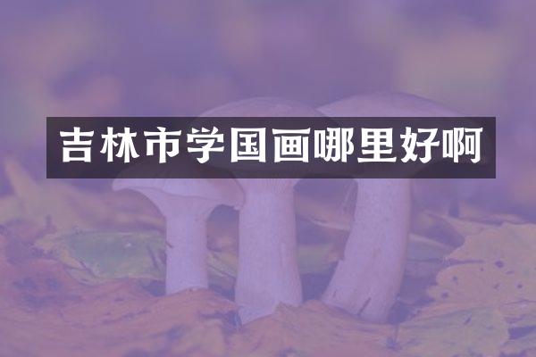吉林市学国画哪里好啊