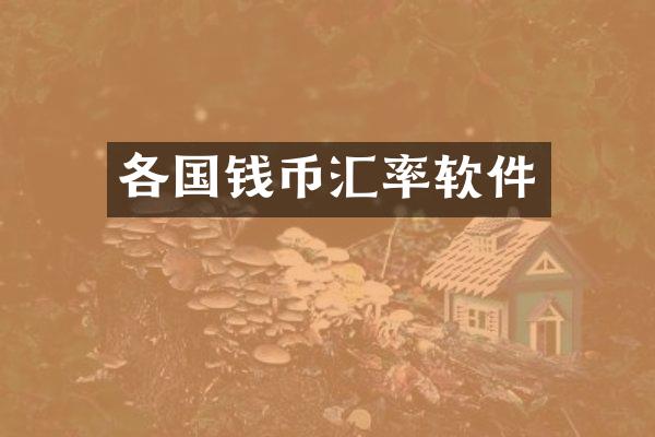 各国钱币汇率软件