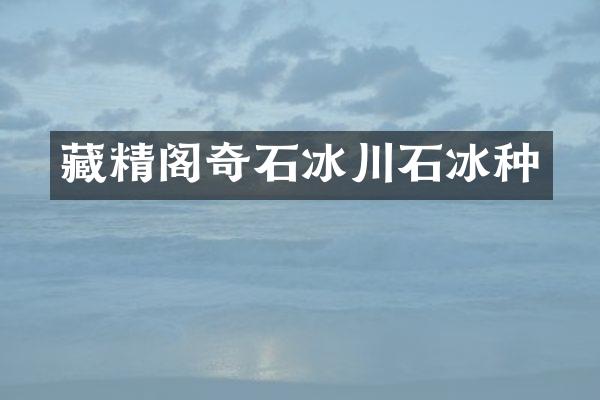 藏精阁奇石冰川石冰种