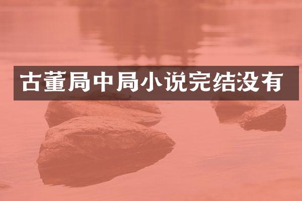 古董局中局小说完结没有