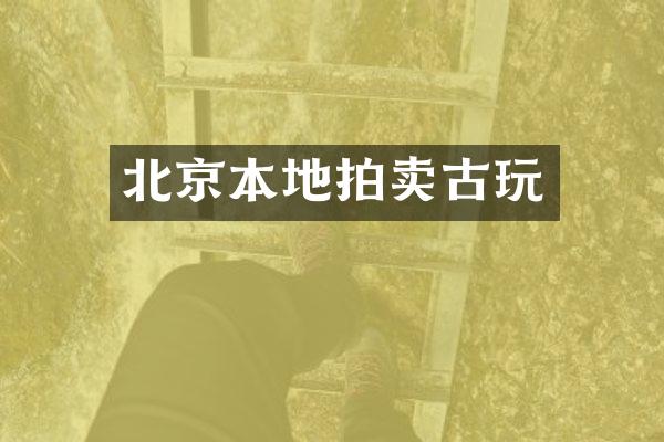 北京本地拍卖古玩