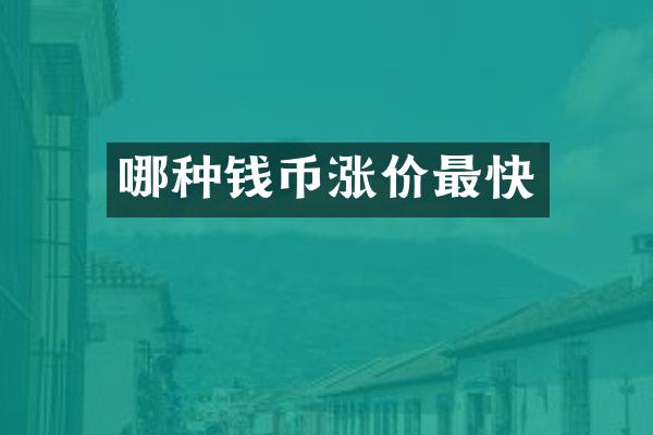 哪种钱币涨价最快