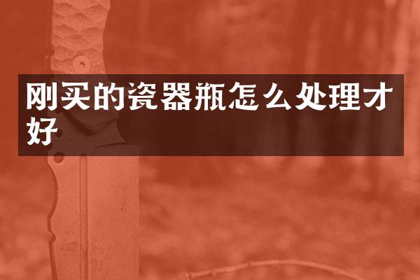 刚买的瓷器瓶怎么处理才好